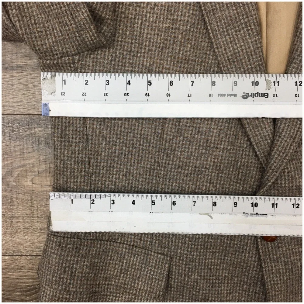 VINTAGE HAGGAR‎ Mens Tweed Wool Blazer Sport Coat Casual Jacket Size 44R Suit